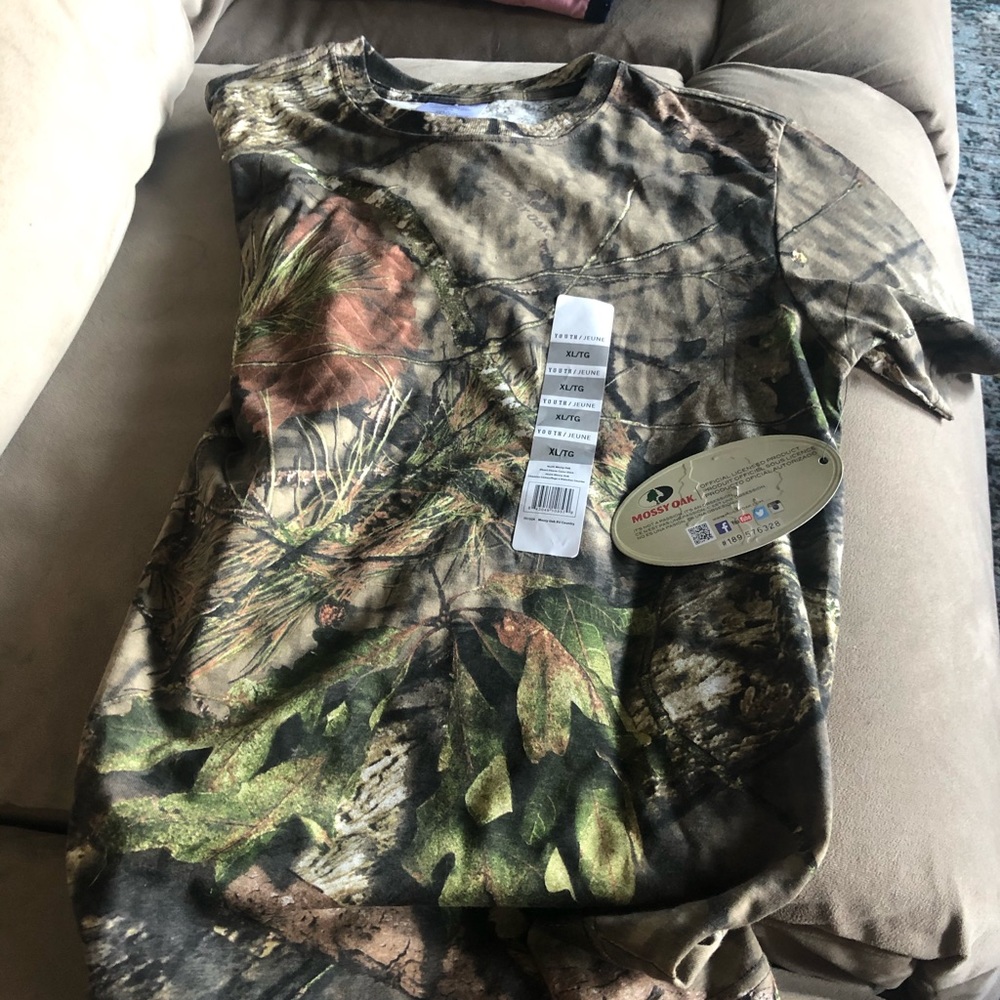 Kids mossy oak t shirt